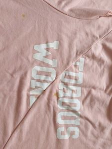 Pink Graphic Print Top
