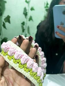 Crochet Tulip Head Band