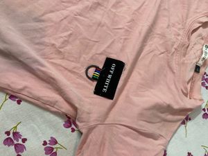 Free Size Stretchable Nude Pink Colour Top