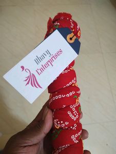 Red Women Printed Dupatta 1 Pcs