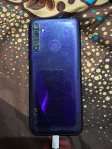 Realme 5 Smartphone Screen Damaged Working Good