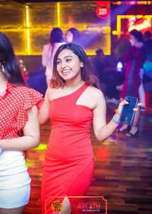 Red One Shoulder Dress