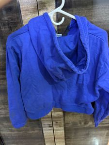 Blue Bonkers Zip-Up Hoodie