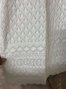white chiksniati kurti