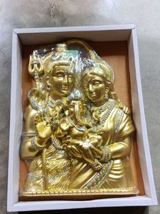 Shiva Parvati Ganesha Idol