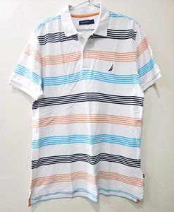 Striped Nautica Polo Shirt