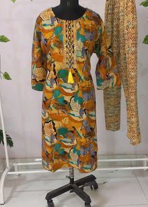 Brand New Mustard Shades Coord Set