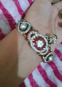 Elegant Bejeweled Bangle Bracelet