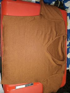 Brown Crop Top