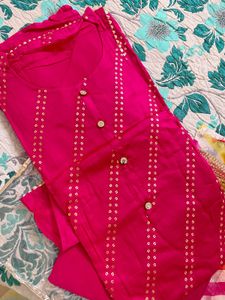 Brand New Semi Stitched Kurta Set Fabric