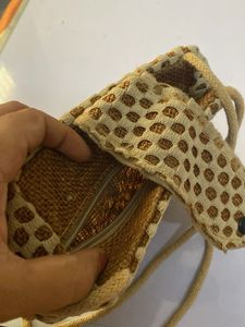 Jute Woven Sling Bag