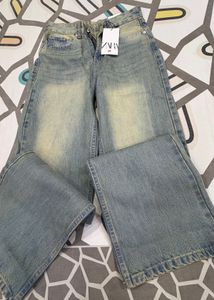 Vintage Wash Denim Jeans