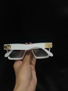White Square Sunglasses