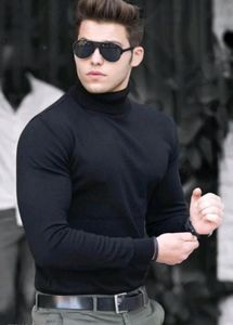 White &amp; Black Turtle Neck Pullover