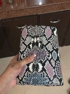 Snakeskin Chain Bag