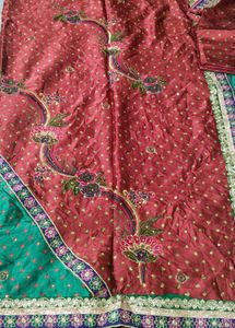 Beautiful Bandhani Sari With Blouse