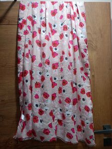Blush Pink Floral Print Textured Stole🌸