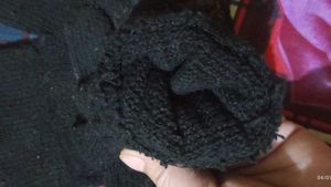 Black Woollen Gloves