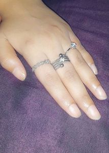 3 rings combos with different beautiful designs