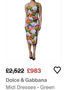 D&amp;G inspired Floral dress From London