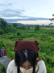 Brown Hair Bandana