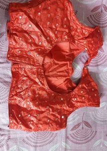 Red Party Wear Blouse