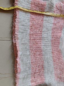 Striped Fuzzy Knit Sweater