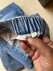 Distress light faded pure cotton stretchable jeans