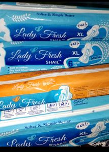 Lady Fresh Shail Sanitary Napkin.