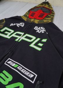 BAPE Camo Panel Zip Hoodie