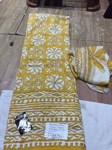 Yellow Naznien Dupatta Suit