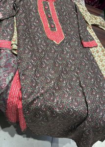 Floral Print Kurta