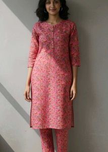 Aks Silk Women Kurta And Pant Set