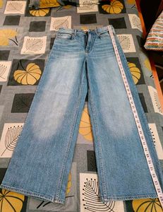 H&m Wide Leg Denim Jeans