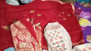 Elegant Red Embroidered Kurta