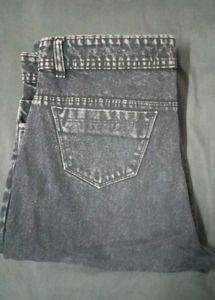 Acid Wash Straight Leg Jeans