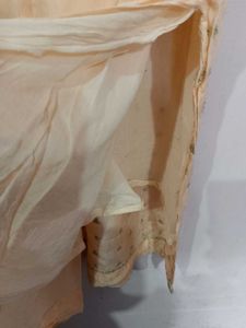 Peach Embroidered  kurta and dupatta