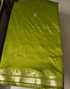 Beautiful Silk Saree With Embroidery Design