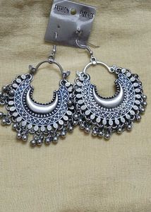 Diwali sale ON! Oxidized Silver Earrings