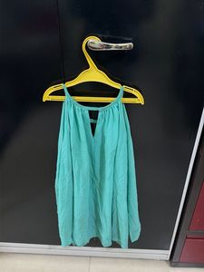 Turquoise Sleeveless Top