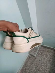 Stylish White CHUNKY STRAP Sneakers