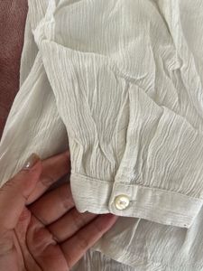 White Eyelet Blouse