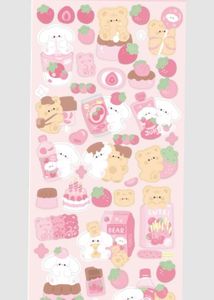 Sticker Set Random Colour Piece 4 Size Long Sheet