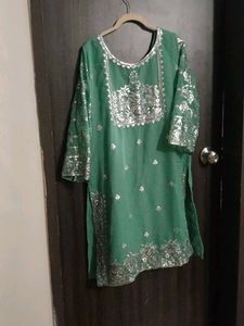 Elegant Green Saree