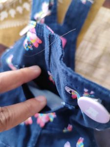 Cute Girl&#39;s Denim Overalls