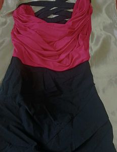Chic Pink &amp; Black dress
