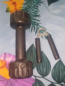 1kg Dumbell With Hand Gripper