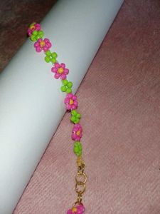 Pink Daisy Floral Bracelet # Pinterest