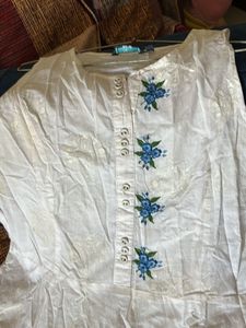 Elegant Embroidered Kurta