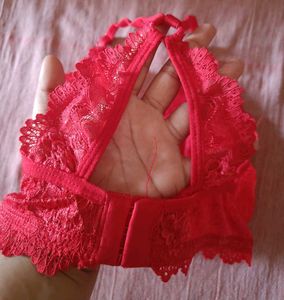 Red Lace Bralette